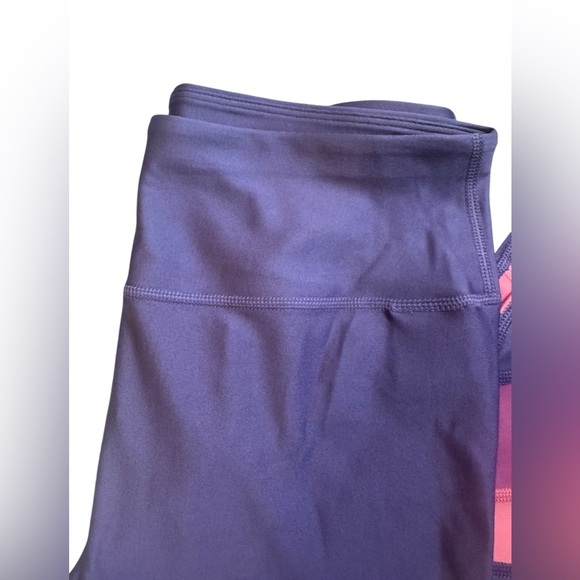 Puma Purple & Pink Leggings Medium NWT | Sleek Stretch + Colorblock Energy 💜💗 - Picture 3 of 4